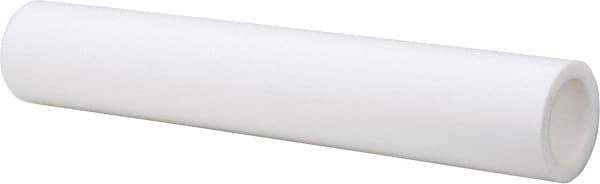 Made in USA - 3 Inch Outside Diameter x 6 Ft. Long, Plastic Round Tube - PTFE (Virgin), +/- 0.050 Inch Tolerance - USA Tool & Supply