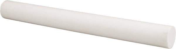 Made in USA - 1' Long, 1-1/4" Diam, PTFE (Glass-Filled) Plastic Rod - +0.005 Inch Length Tolerance - USA Tool & Supply