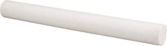 Made in USA - 1' Long, 1-1/4" Diam, PTFE (Glass-Filled) Plastic Rod - +0.005 Inch Length Tolerance - USA Tool & Supply