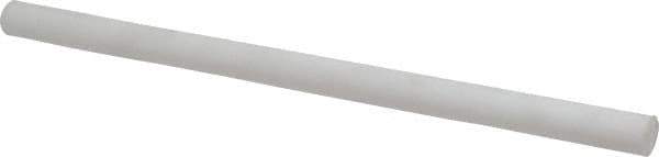 Made in USA - 1' Long, 5/8" Diam, PTFE (Mechanical Grade) Plastic Rod - +0.005 Tolerance - USA Tool & Supply