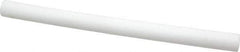 Made in USA - 1' Long, 7/8" Diam, PTFE (Mechanical Grade) Plastic Rod - +0.005 Tolerance - USA Tool & Supply