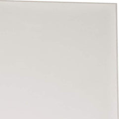 Made in USA - 1 Ft. Long x 4 Inch Wide x 1/8 Inch High, Virgin PTFE, Rectangular Plastic Bar - White, +/- 0.060 Tolerance - USA Tool & Supply