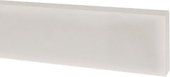 USA Sealing - 1' x 1" x 1/4" White PTFE (Virgin) Rectangular Bar - USA Tool & Supply