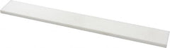 USA Sealing - 1' x 1-1/2" x 1/4" White PTFE (Virgin) Rectangular Bar - USA Tool & Supply