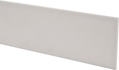 USA Sealing - 2' x 4" x 1/4" White PTFE (Virgin) Rectangular Bar - USA Tool & Supply