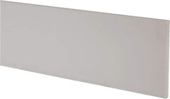 Made in USA - 3 Ft. Long x 4 Inch Wide x 1/4 Inch High, Virgin PTFE, Rectangular Plastic Bar - White, +/- 0.060 Tolerance - USA Tool & Supply