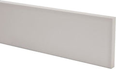 USA Sealing - 2' x 4" x 1/2" White PTFE (Virgin) Rectangular Bar - USA Tool & Supply