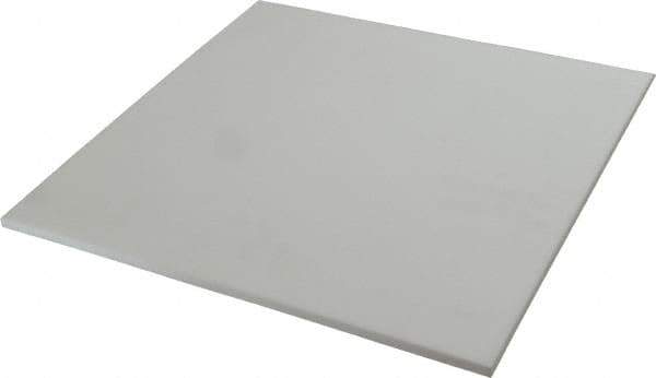 Made in USA - 1/4" Thick x 12" Wide x 1' Long, PTFE (Mechanical Grade) Sheet - ±0.020 Tolerance - USA Tool & Supply