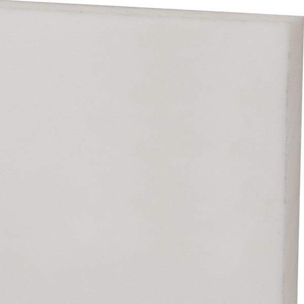 Made in USA - 1/8" Thick x 24" Wide x 2' Long, PTFE (Mechanical Grade) Sheet - ±0.010 Tolerance - USA Tool & Supply