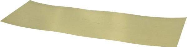 Made in USA - 10 Piece, 18 Inch Long x 6 Inch Wide x 0.005 Inch Thick, Shim Sheet Stock - Brass - USA Tool & Supply