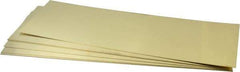 Made in USA - 10 Piece, 18 Inch Long x 6 Inch Wide x 0.025 Inch Thick, Shim Sheet Stock - Brass - USA Tool & Supply