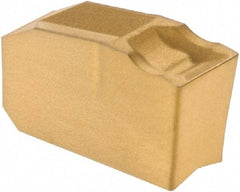 Sumitomo - WCF4A AC225 Grade, 0.1575" Cutting Width, Carbide Cutoff Insert - 0° Neutral Lead Angle, 0.0078" Cnr Rad, Al2O3 Coated - USA Tool & Supply