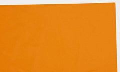 Made in USA - 1 Piece, 10" Wide x 20" Long Plastic Shim Stock Sheet - Amber (Color), ±10% Tolerance - USA Tool & Supply