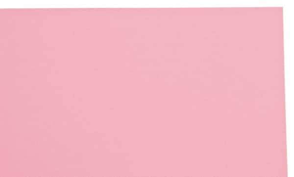 Made in USA - 1 Piece, 10" Wide x 20" Long Plastic Shim Stock Sheet - Pink, ±10% Tolerance - USA Tool & Supply