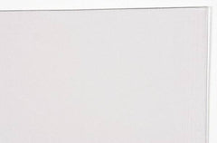 Made in USA - 1 Piece, 21" Wide x 51" Long Plastic Shim Stock Sheet - Clear (Color), ±10% Tolerance - USA Tool & Supply