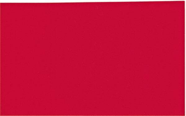 Made in USA - 1 Piece, 20" Wide x 20" Long Plastic Shim Stock Sheet - Red, ±10% Tolerance - USA Tool & Supply