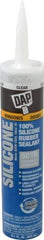 DAP - 10.1 oz Tube Clear RTV Silicone Joint Sealant - -40 to 400°F Operating Temp, 10 to 20 min Tack Free Dry Time, 24 hr Full Cure Time - USA Tool & Supply