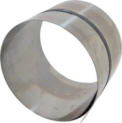 Made in USA - 50 Inch Long x 6 Inch Wide x 0.025 Inch Thick, Roll Shim Stock - Stainless Steel - USA Tool & Supply