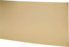 Made in USA - 2 Piece, 25 Inch Long x 6 Inch Wide x 0.012 Inch Thick, Shim Sheet Stock - Brass - USA Tool & Supply