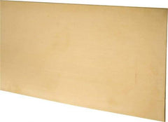 Made in USA - 2 Piece, 25 Inch Long x 6 Inch Wide x 0.025 Inch Thick, Shim Sheet Stock - Brass - USA Tool & Supply