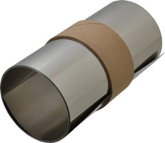 Made in USA - 1.25 m Long x 150 mm Wide x 0.3 mm Thick, Roll Shim Stock - Stainless Steel - USA Tool & Supply