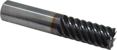 Guhring - 3/4", 1-1/2" LOC, 3/4" Shank Diam, 4" OAL, 8 Flute, Solid Carbide Square End Mill - Single End, FIREX Finish, Spiral Flute, 55° Helix, Centercutting, Right Hand Cut, Right Hand Flute, Series 3182 - USA Tool & Supply