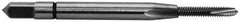 Balax - #4-40 UNC, 3 Flute, Bright Finish, Powdered Metal Spiral Point Tap - Plug Chamfer, Right Hand Thread, 1-7/8" OAL, 0.56" Thread Length, 0.141" Shank Diam, Series BX100 - Exact Industrial Supply
