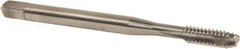 Balax - #6-32 UNC 3 Flute Bright Finish Cobalt Straight Flute Machine Tap - Bottoming, Right Hand Thread, 2" OAL, 0.48" Thread Length, H5 Limit, Oversize - USA Tool & Supply