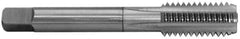 Balax - 1/2-20 UNF 2B 4 Flute TiN Finish Cobalt Straight Flute Machine Tap - Bottoming, Right Hand Thread, 3-3/8" OAL, 1" Thread Length, H5 Limit, Oversize - Exact Industrial Supply
