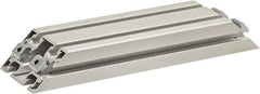 80/20 Inc. - 40mm Wide, Open Shelving Accessory/Component - Aluminum, Clear Anodized Finish, 320mm Long, Use with 4590 - USA Tool & Supply