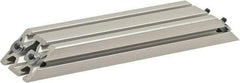 80/20 Inc. - 40mm Wide, Open Shelving Accessory/Component - Aluminum, Clear Anodized Finish, 320mm Long, Use with 4080 - USA Tool & Supply