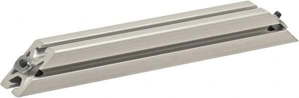80/20 Inc. - 40mm Wide, Open Shelving Accessory/Component - Aluminum, Clear Anodized Finish, 320mm Long, Use with 4040 - USA Tool & Supply