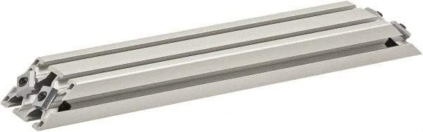 80/20 Inc. - 25mm Wide, Open Shelving Accessory/Component - Aluminum, Clear Anodized Finish, 320mm Long, Use with 3060 - USA Tool & Supply