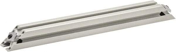80/20 Inc. - 25mm Wide, Open Shelving Accessory/Component - Aluminum, Clear Anodized Finish, 320mm Long, Use with 3030 - USA Tool & Supply