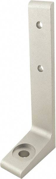 80/20 Inc. - 56mm Wide, Open Shelving Accessory/Component - Aluminum, Clear Anodized Finish, 25mm Long, Use with 25-2525 & Bolt Kit 75-3412 - USA Tool & Supply