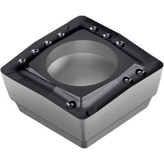 Walter - P4845 E57 Grade WKP25S Carbide Indexable Drill Insert - TiCN/Al2O3/TiN Finish, Square, 3/8" Inscribed Circle - USA Tool & Supply