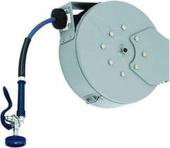 T&S Brass - 30' Spring Retractable Hose Reel - 300 psi, Hose Included - USA Tool & Supply