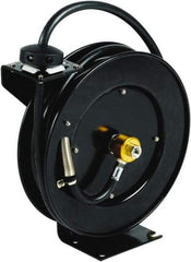 T&S Brass - 35' Spring Retractable Hose Reel - 300 psi, Hose Included - USA Tool & Supply