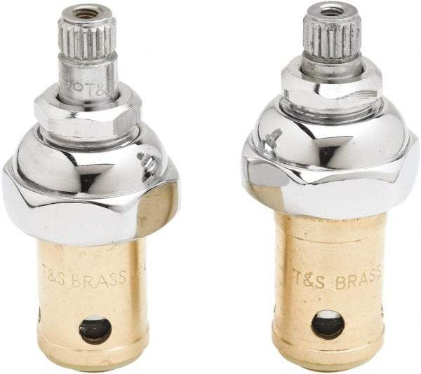 T&S Brass - 2 Pieces Two Handle Faucet Faucet Repair Kit - Complete Two Handle Repair Kit Style - USA Tool & Supply