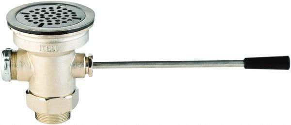 T&S Brass - Drain Component - Includes Waste Drain Valve and Adapter - USA Tool & Supply