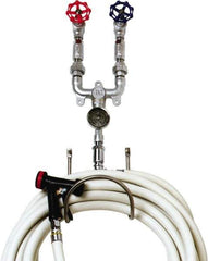 T&S Brass - 3/4" Pipe, 200 Max psi, Chrome Plated Brass Water Mixing Valve & Unit - NPT End Connections - USA Tool & Supply