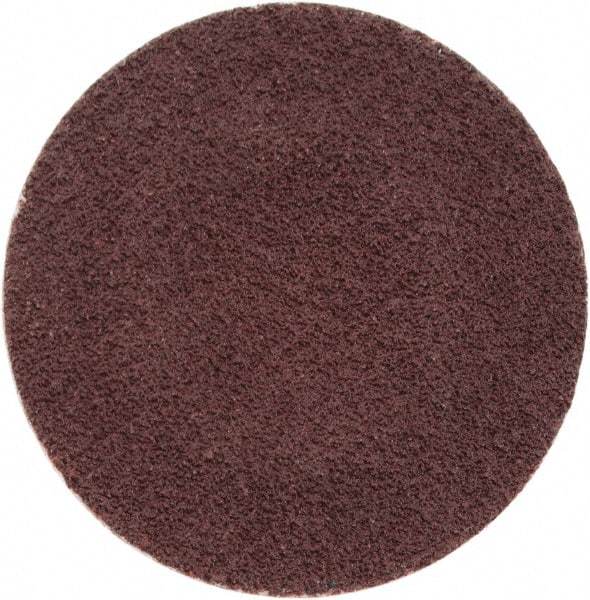 Merit Abrasives - 1" Disc Diam, 120 Grit, Aluminum Oxide Quick Change Disc - Type S Attaching System, Coated, Brown, 40,000 RPM, ALO Series - USA Tool & Supply