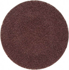 Merit Abrasives - 1" Disc Diam, 120 Grit, Aluminum Oxide Quick Change Disc - Type S Attaching System, Coated, Brown, 40,000 RPM, ALO Series - USA Tool & Supply