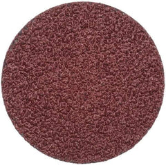Merit Abrasives - 2" Disc Diam, 36 Grit, Aluminum Oxide Quick Change Disc - Type R Attaching System, Coated, Brown, 30,000 RPM, ALO Series - USA Tool & Supply
