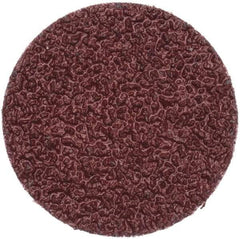 Merit Abrasives - 2" Disc Diam, 24 Grit, Aluminum Oxide Quick Change Disc - Type R Attaching System, Coated, Brown, 30,000 RPM, ALO Series - USA Tool & Supply