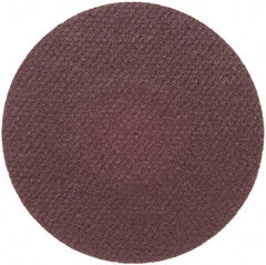 Merit Abrasives - 1-1/2" Disc Diam, 320 Grit, Aluminum Oxide Quick Change Disc - Type R Attaching System, Coated, Brown, 30,000 RPM, ALO Series - USA Tool & Supply