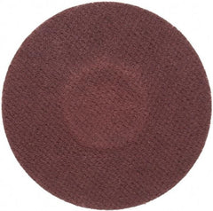 Merit Abrasives - 1-1/2" Disc Diam, 240 Grit, Aluminum Oxide Quick Change Disc - Type R Attaching System, Coated, Brown, 30,000 RPM, ALO Series - USA Tool & Supply