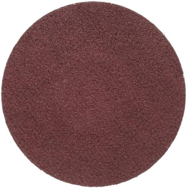 Merit Abrasives - 1-1/2" Disc Diam, 150 Grit, Aluminum Oxide Quick Change Disc - Type R Attaching System, Coated, Brown, 30,000 RPM, ALO Series - USA Tool & Supply