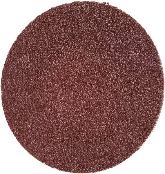 Merit Abrasives - 1-1/2" Disc Diam, 120 Grit, Aluminum Oxide Quick Change Disc - Type R Attaching System, Coated, Brown, 30,000 RPM, ALO Series - USA Tool & Supply