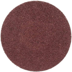 Merit Abrasives - 1-1/2" Disc Diam, 80 Grit, Aluminum Oxide Quick Change Disc - Type R Attaching System, Coated, Brown, 30,000 RPM, ALO Series - USA Tool & Supply